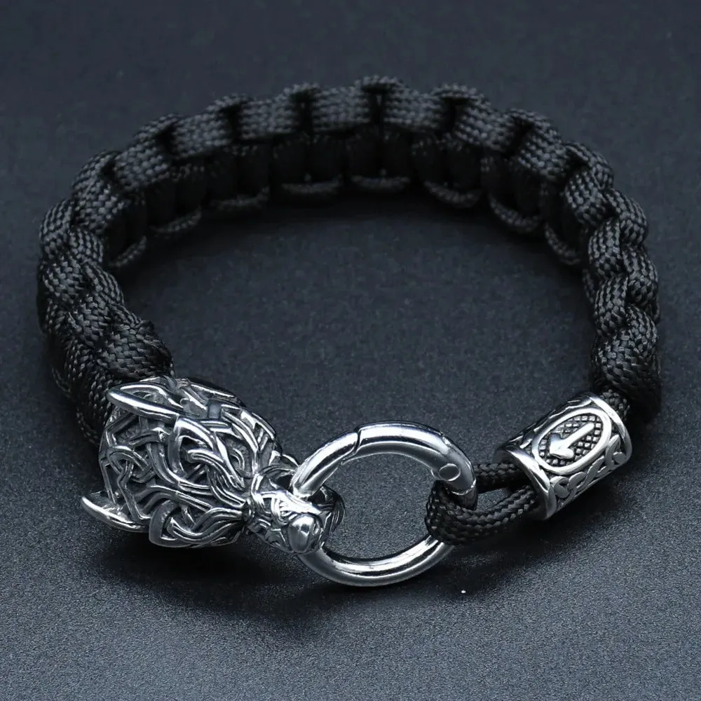 Rugged Wolf Bracelet