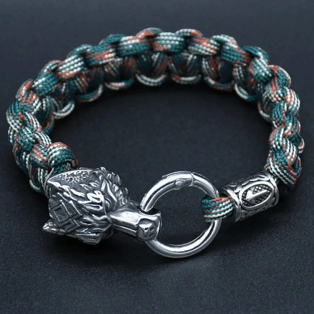 Rugged Wolf Bracelet