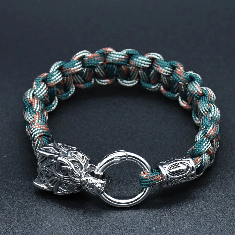 Rugged Wolf Bracelet