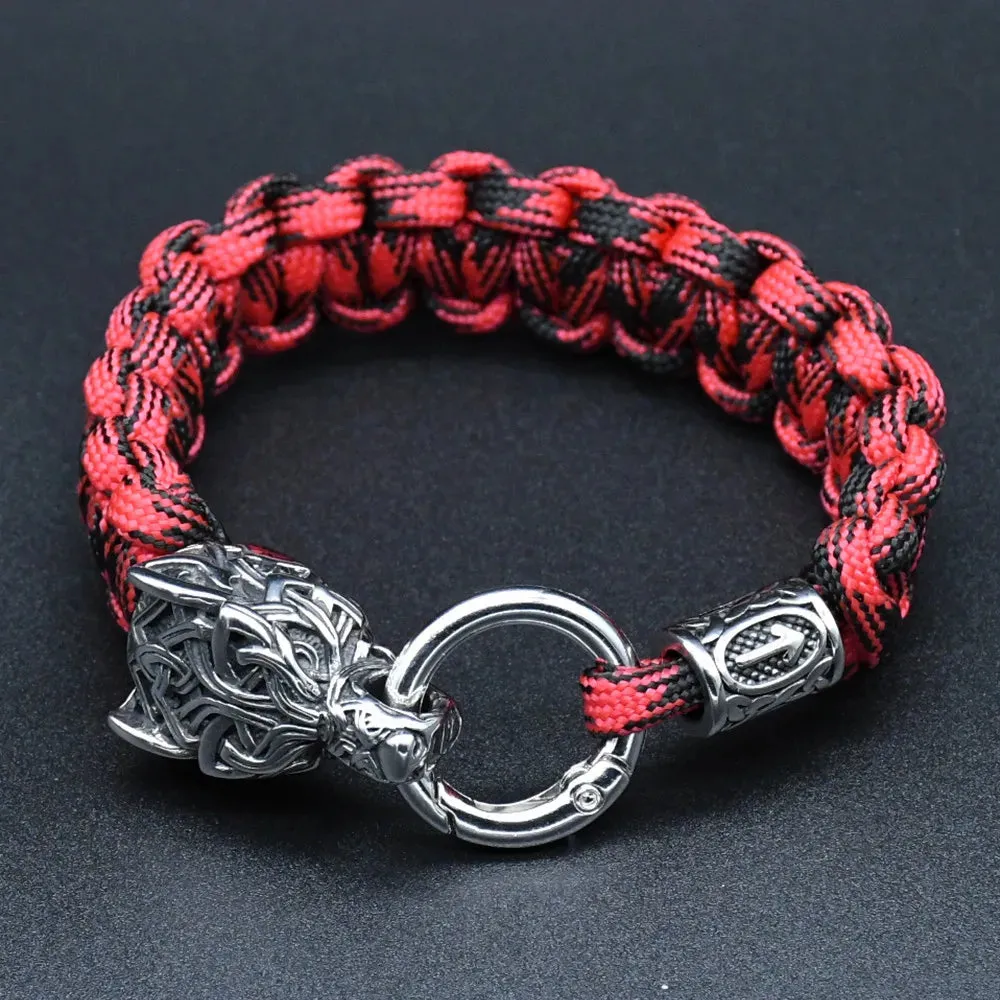 Rugged Wolf Bracelet