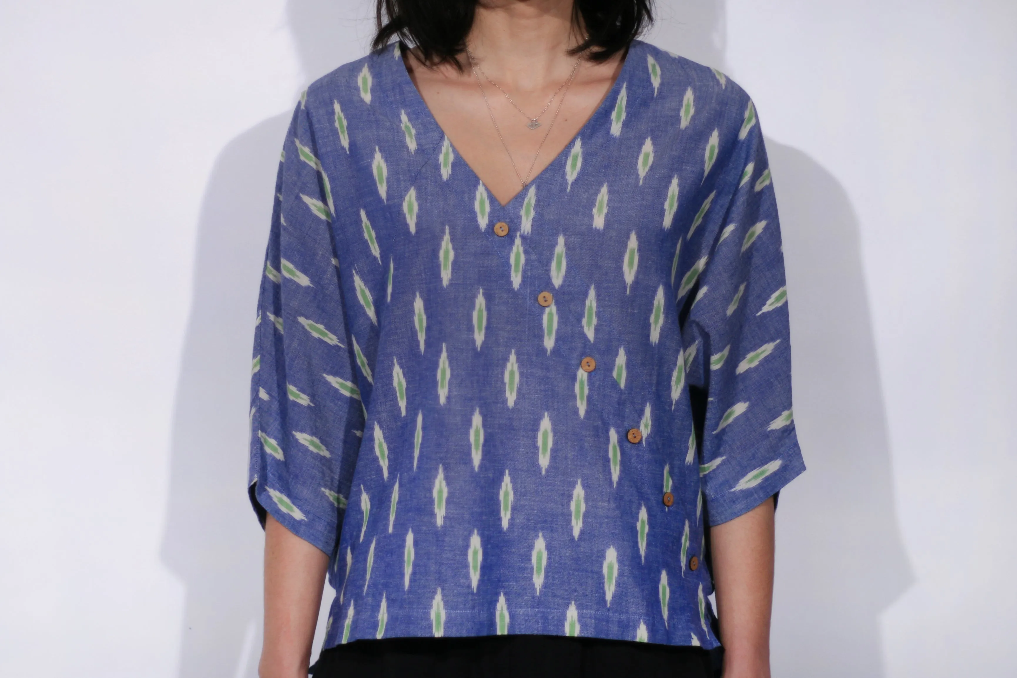 Rujuta Sheth Kimono Ikat Top