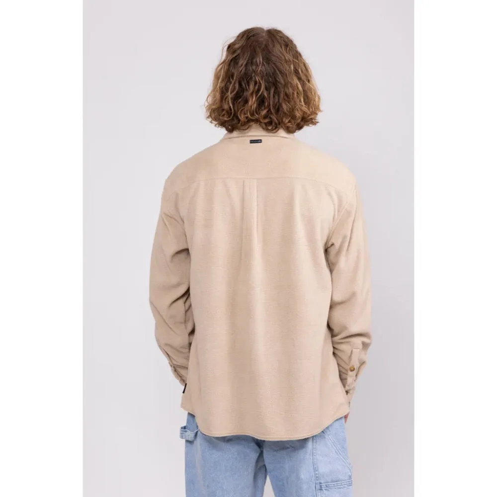 RUSTY EXPLORER FLEECE JACKET TAUPE