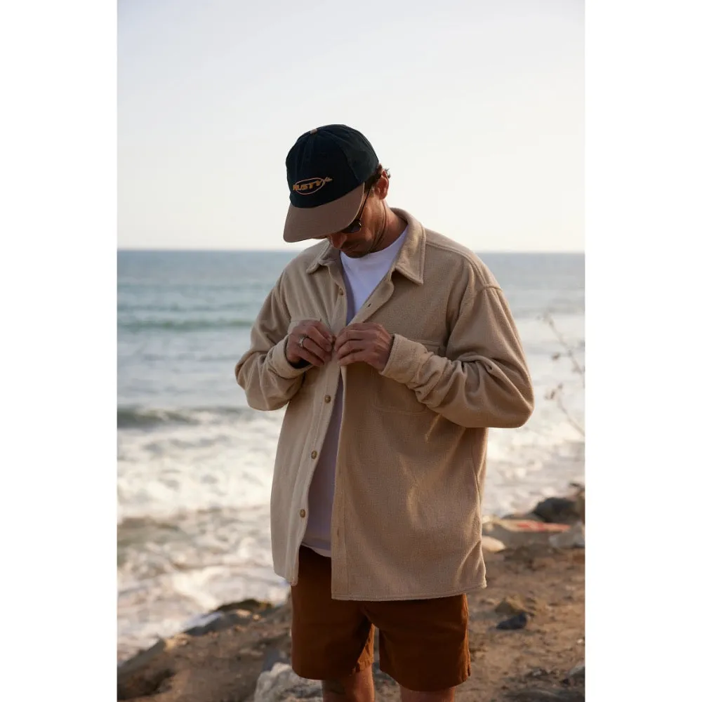 RUSTY EXPLORER FLEECE JACKET TAUPE