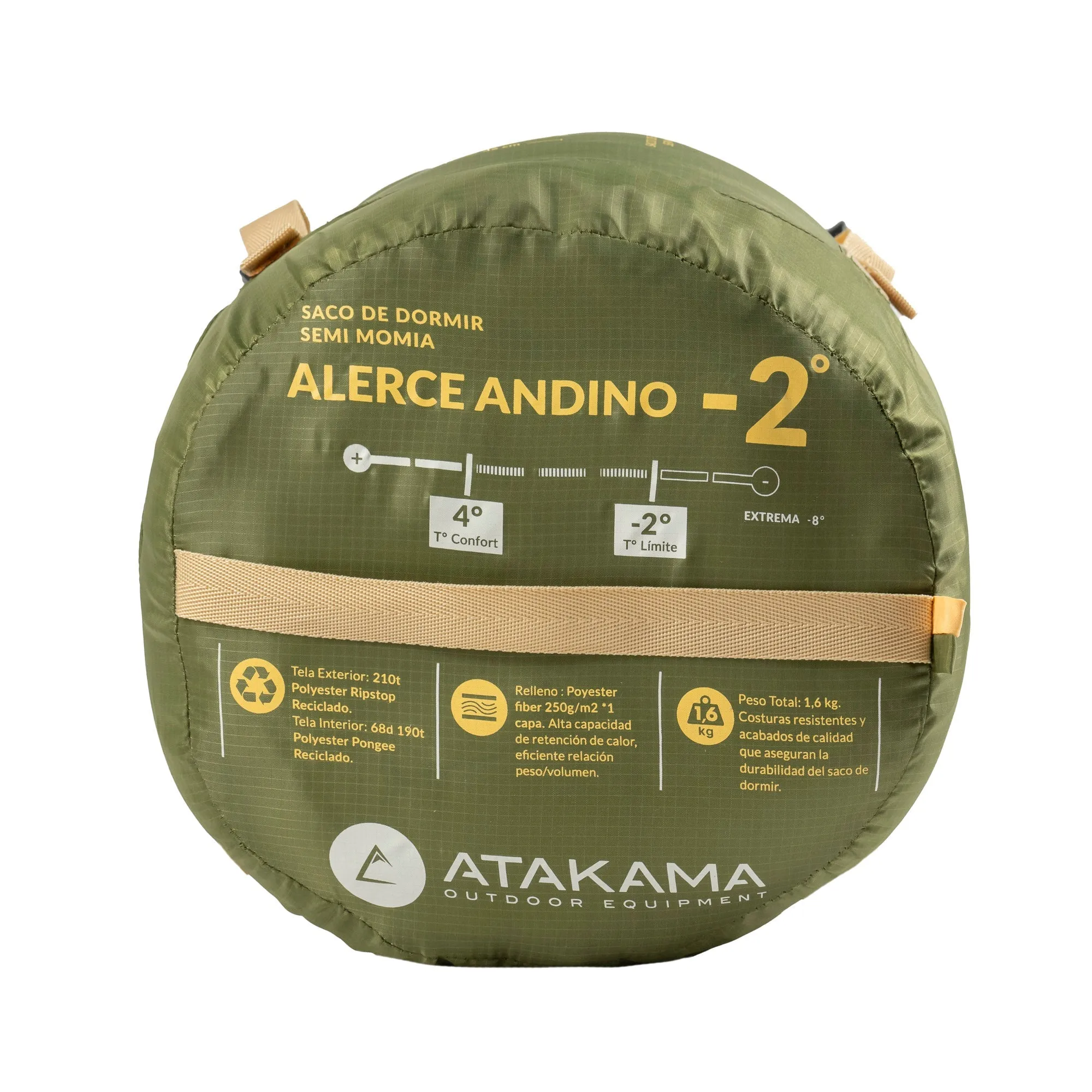 Saco de dormir Alerce Andino -2° Atakama Outdoor