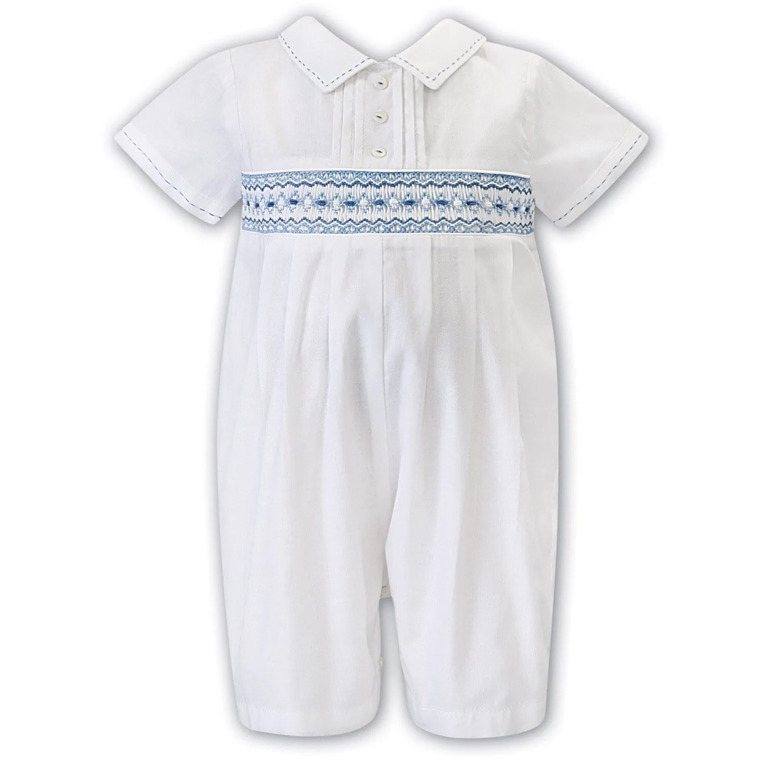SARAH LOUISE - Boys Smock - Blue