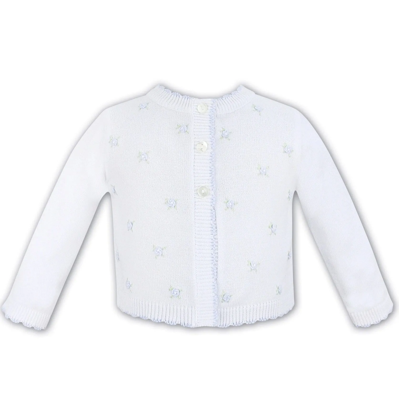 SARAH LOUISE - Rosebud Cardigan - Blue