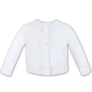 SARAH LOUISE - Rosebud Cardigan - Blue