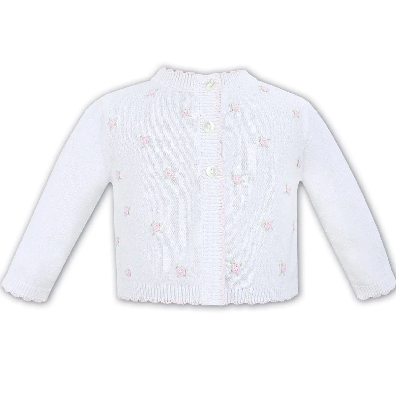 SARAH LOUISE - Rosebud Cardigan - Pink