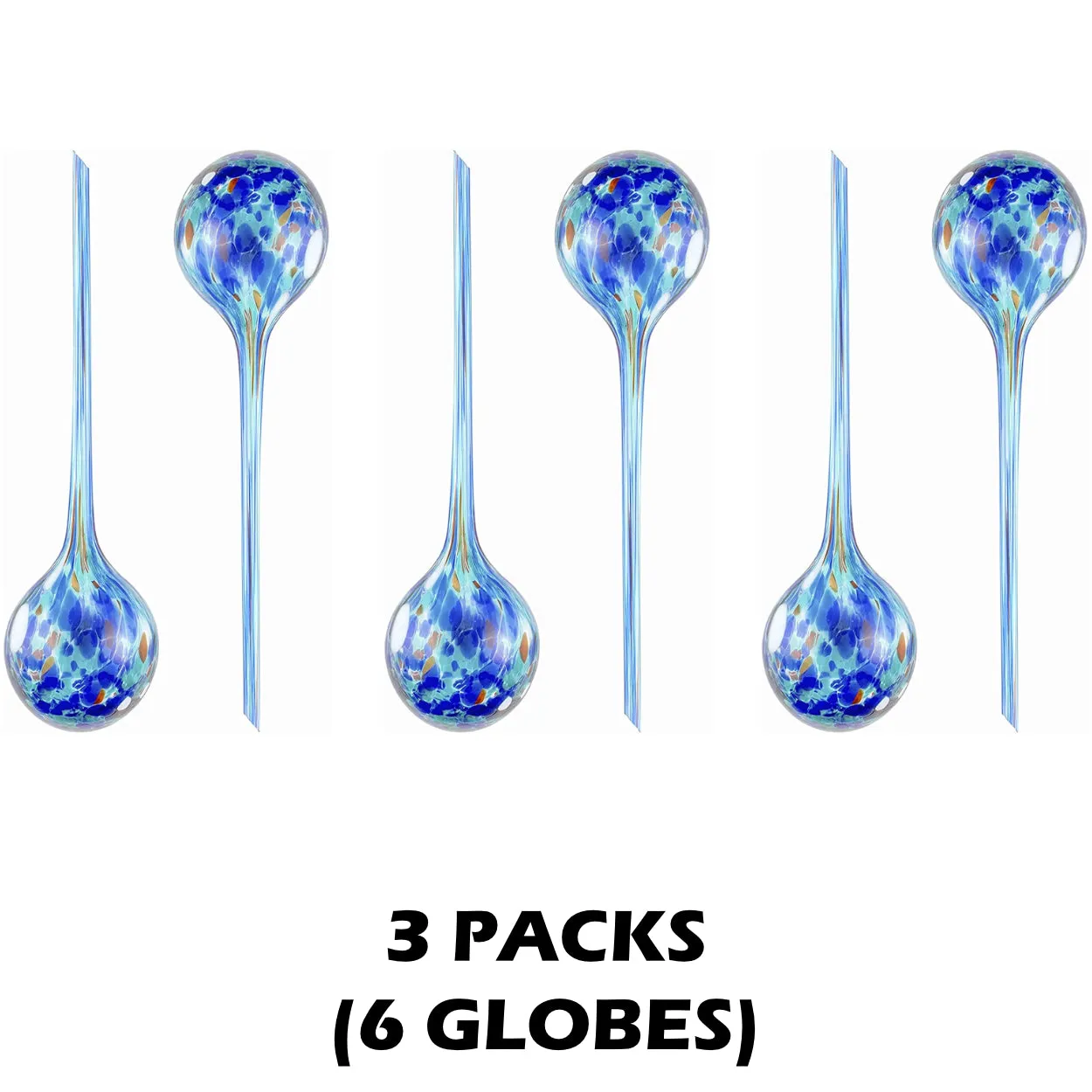 Self Watering Globes - Pack of 2 - Handcrafted Glass
