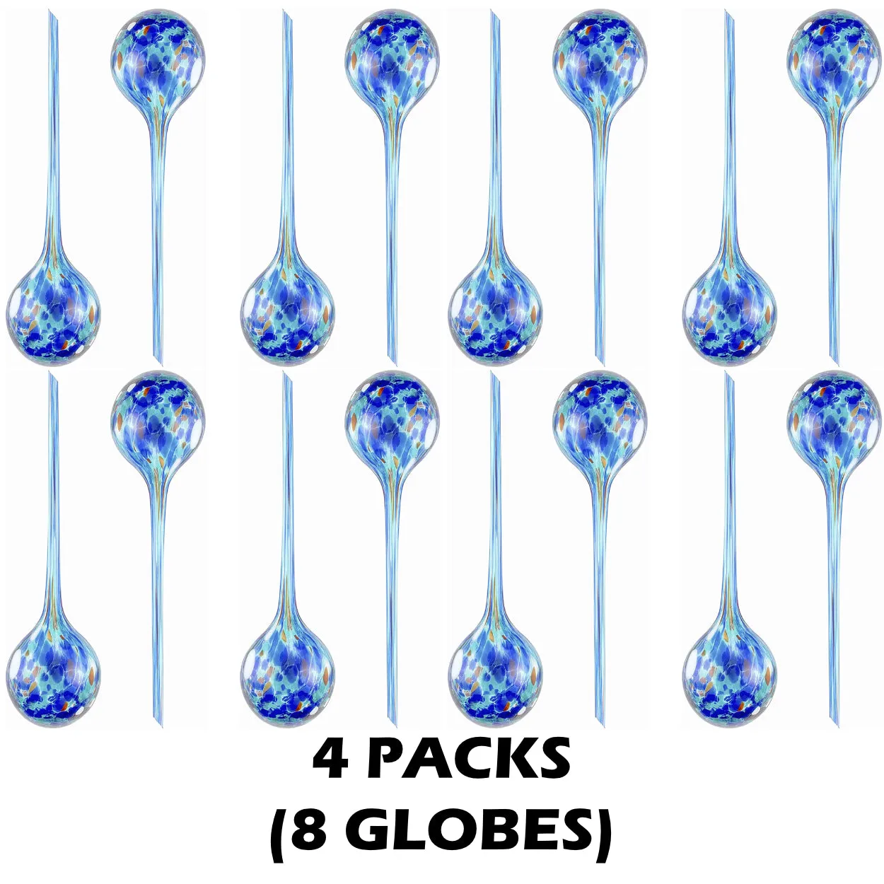 Self Watering Globes - Pack of 2 - Handcrafted Glass