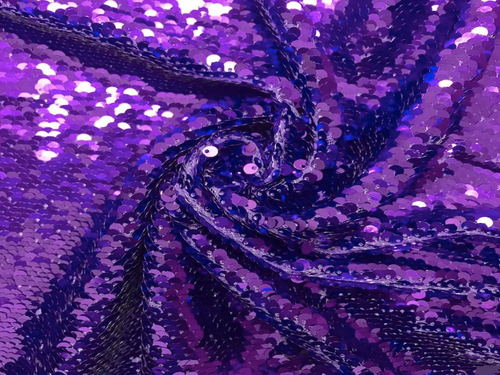 SEQUIN DRAPE - PURPLE