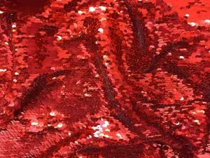SEQUIN DRAPE - RED