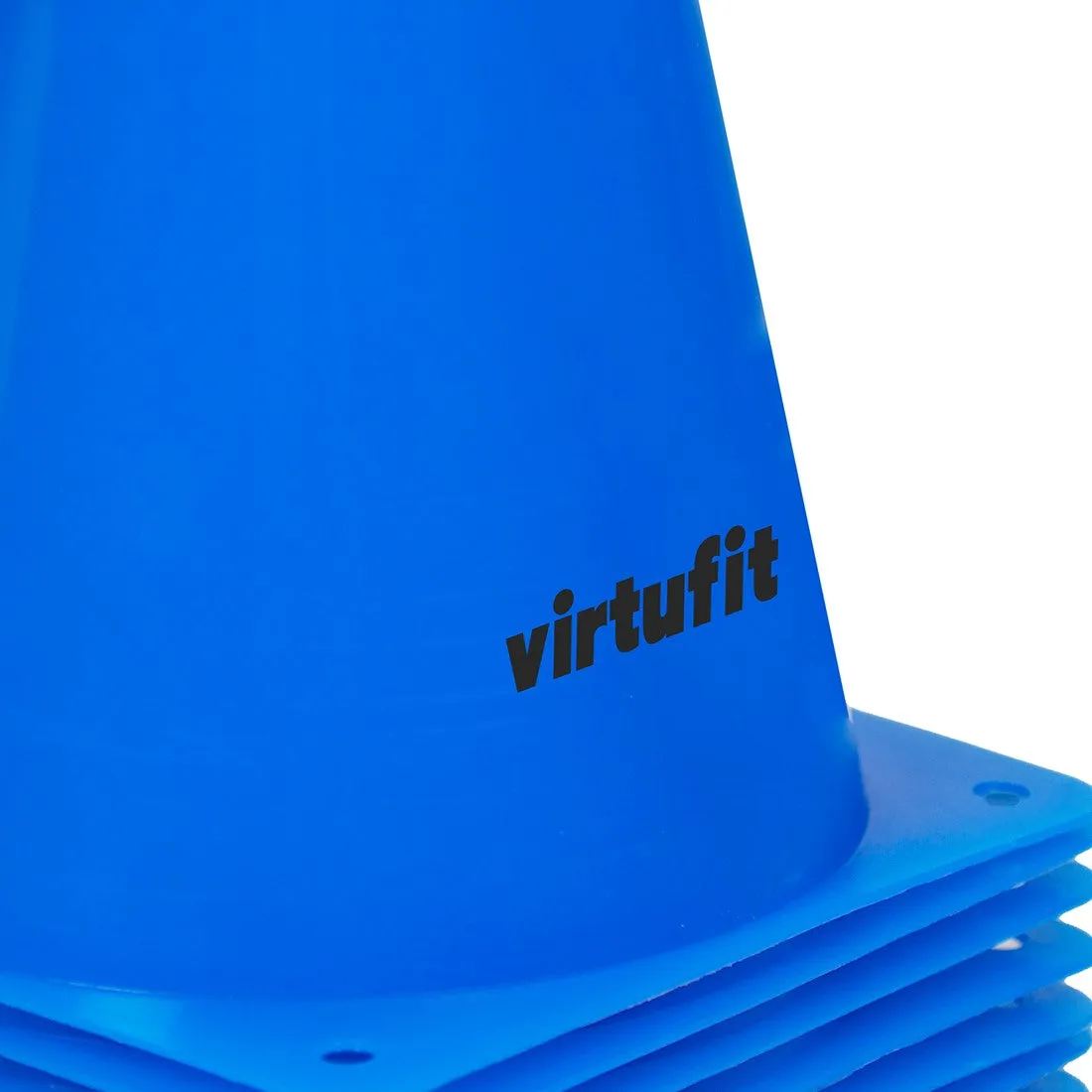 Set conuri antrenament VirtuFit-23cm-12buc-Albastru