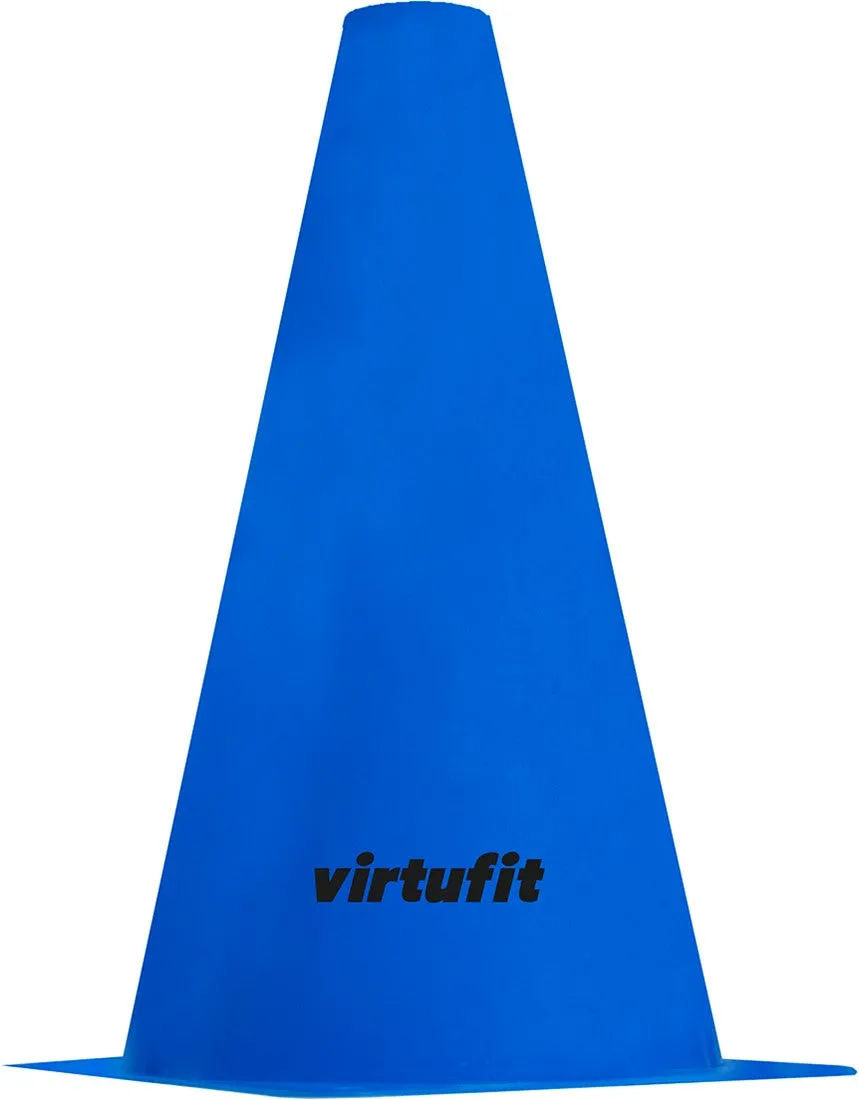 Set conuri antrenament VirtuFit-23cm-12buc-Albastru