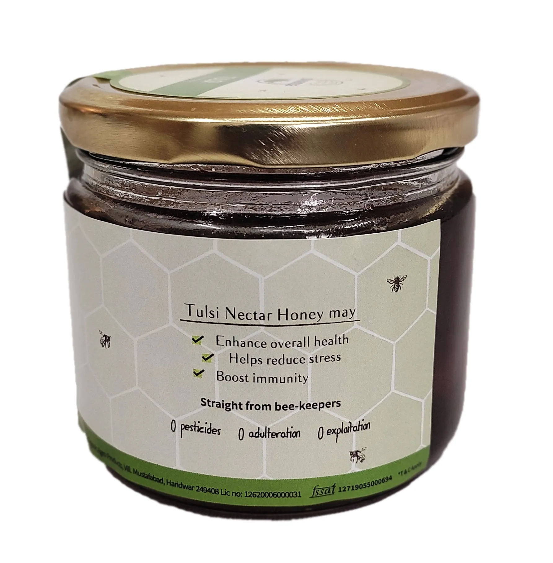 Shoonya Organic Tulsi Honey 350 GM - Certified Organic