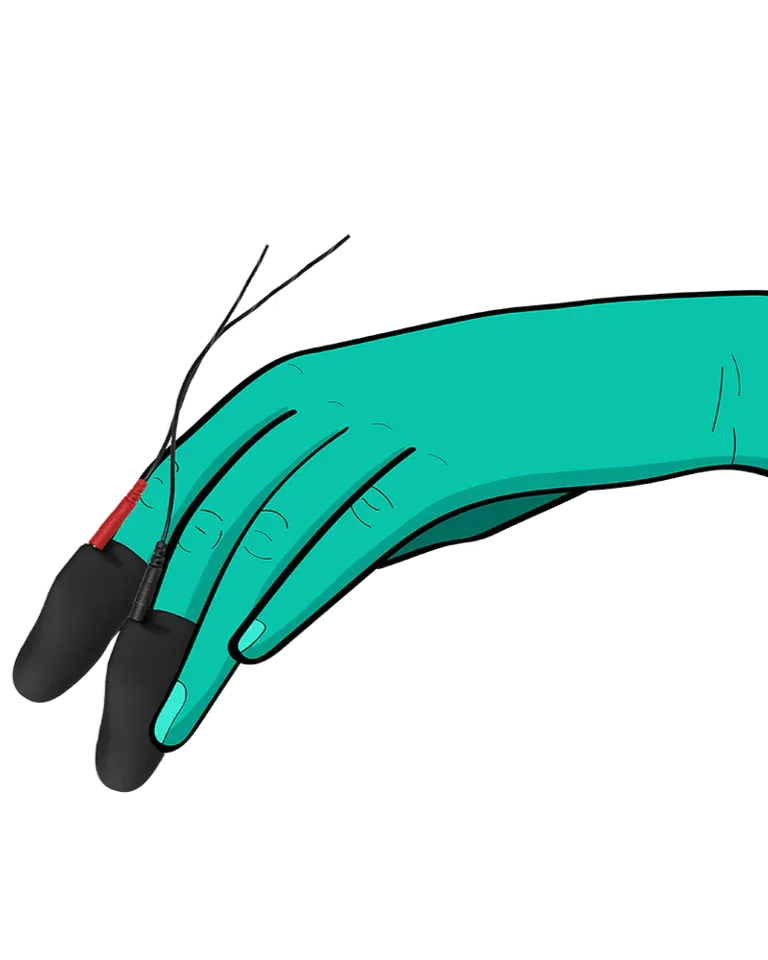 Silicone Noir 'Explorer' Electro Finger Sleeves for Sensational Clitoral & Surface Stimulation
