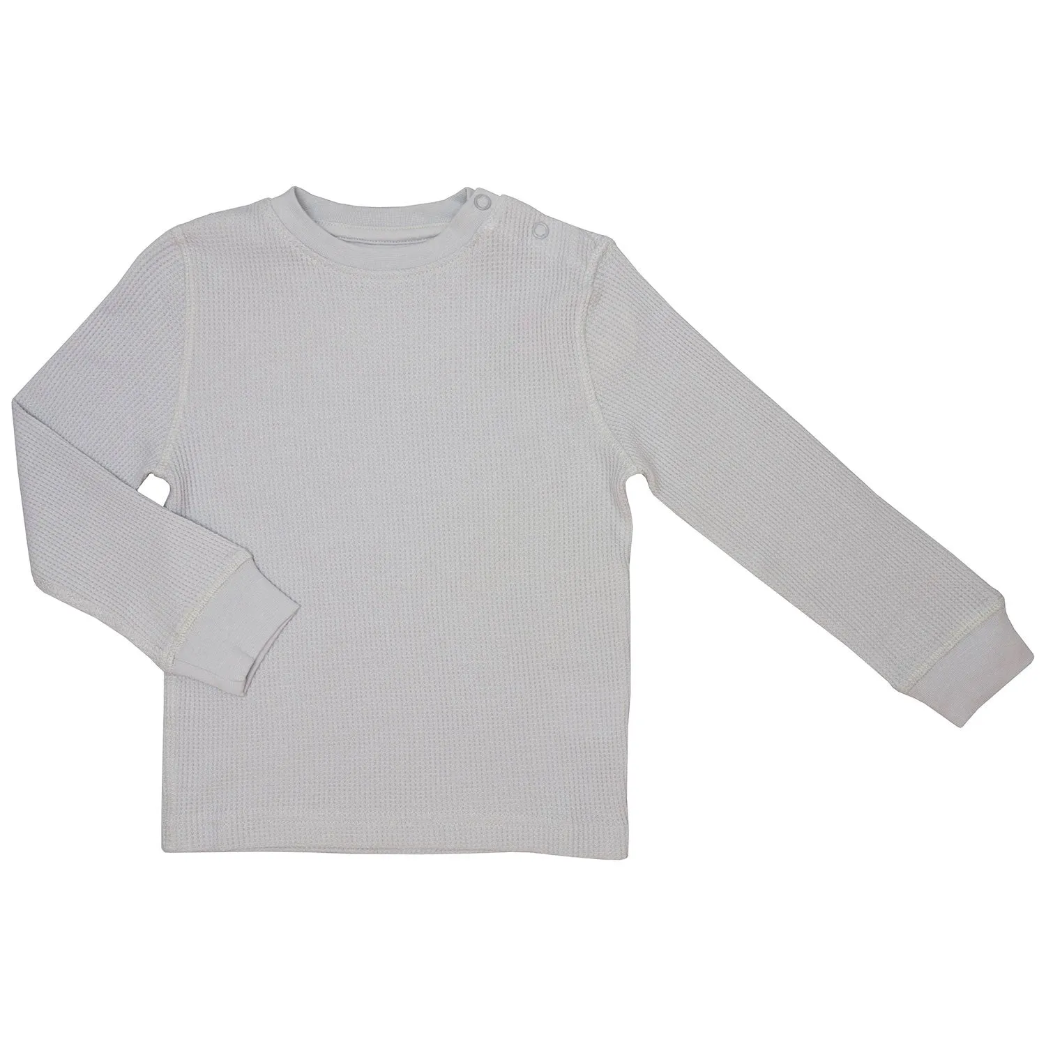 Slugs & Snails Waffle Top - Pale Grey