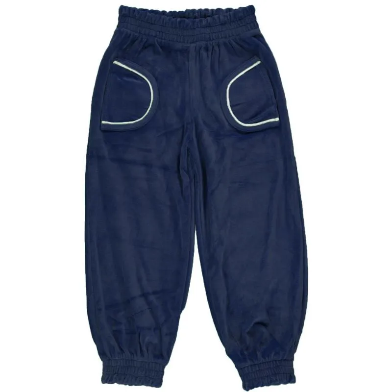 Smafolk Velour Sweatpants - Medieval Blue (Very Generous Sizing)