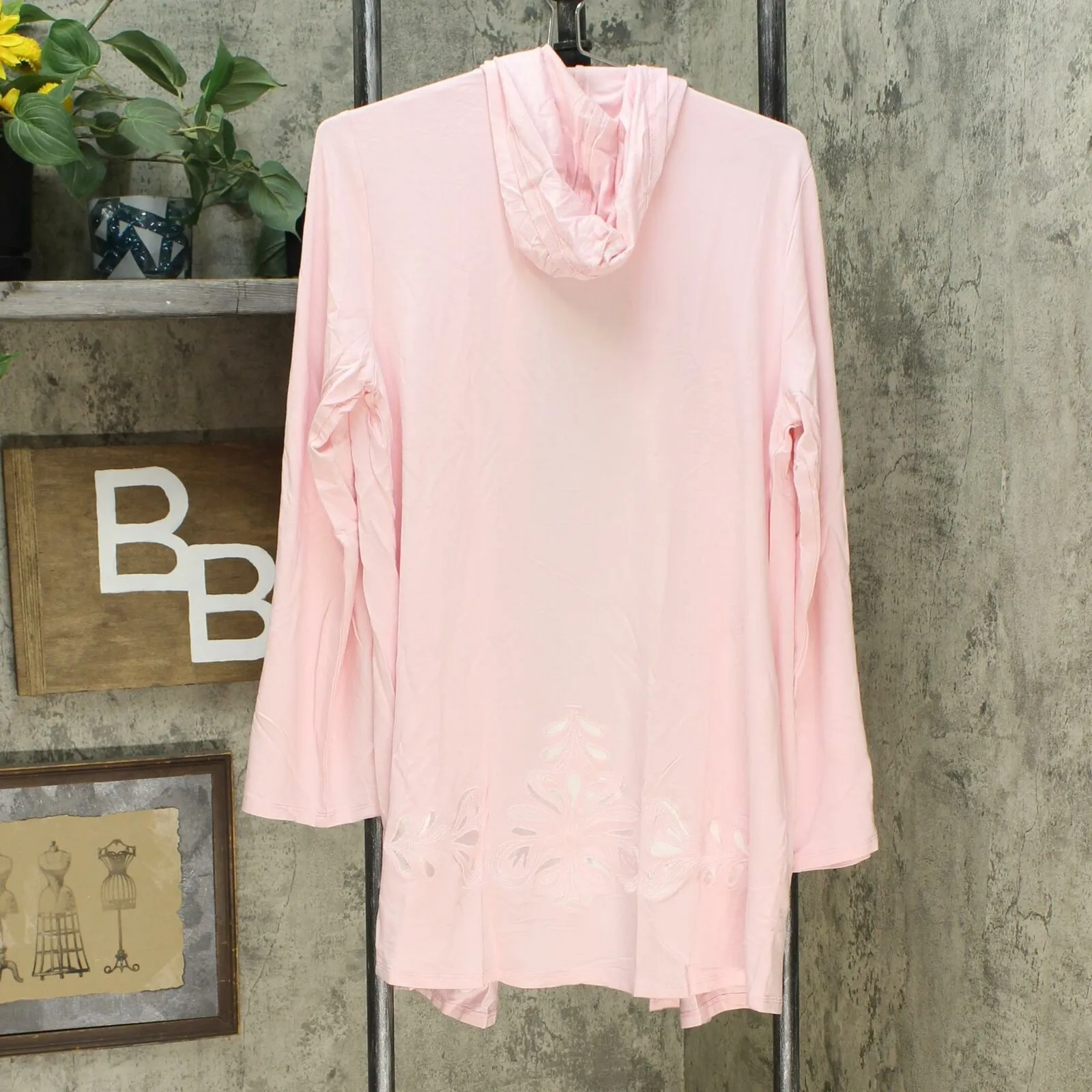 Soft & Cozy Cool Women's Embroidered Hooded Cardigan