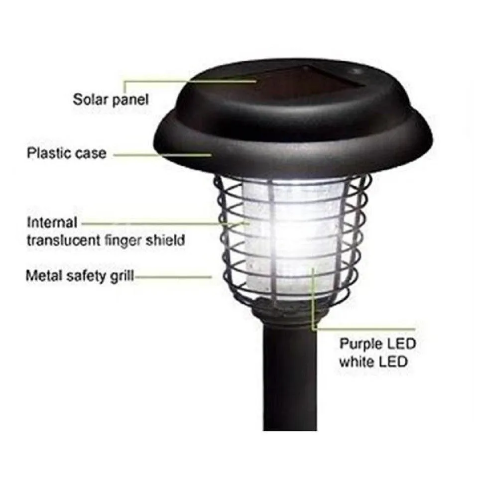 Solar Powered LED Bug Zapper
