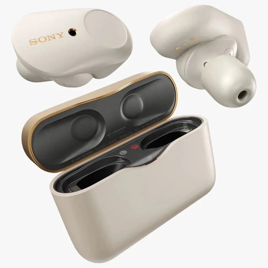 Sony Wireless Noise Cancelling Headphones - WF-1000XM3 - Silver