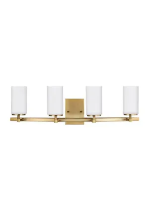 Spherical Satin Bronze 4 Light Wall/Bath