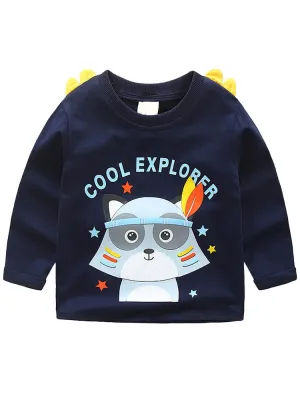 Spikes Out - Cool Explorer Boys/ Girls Navy Blue Sweatshirt