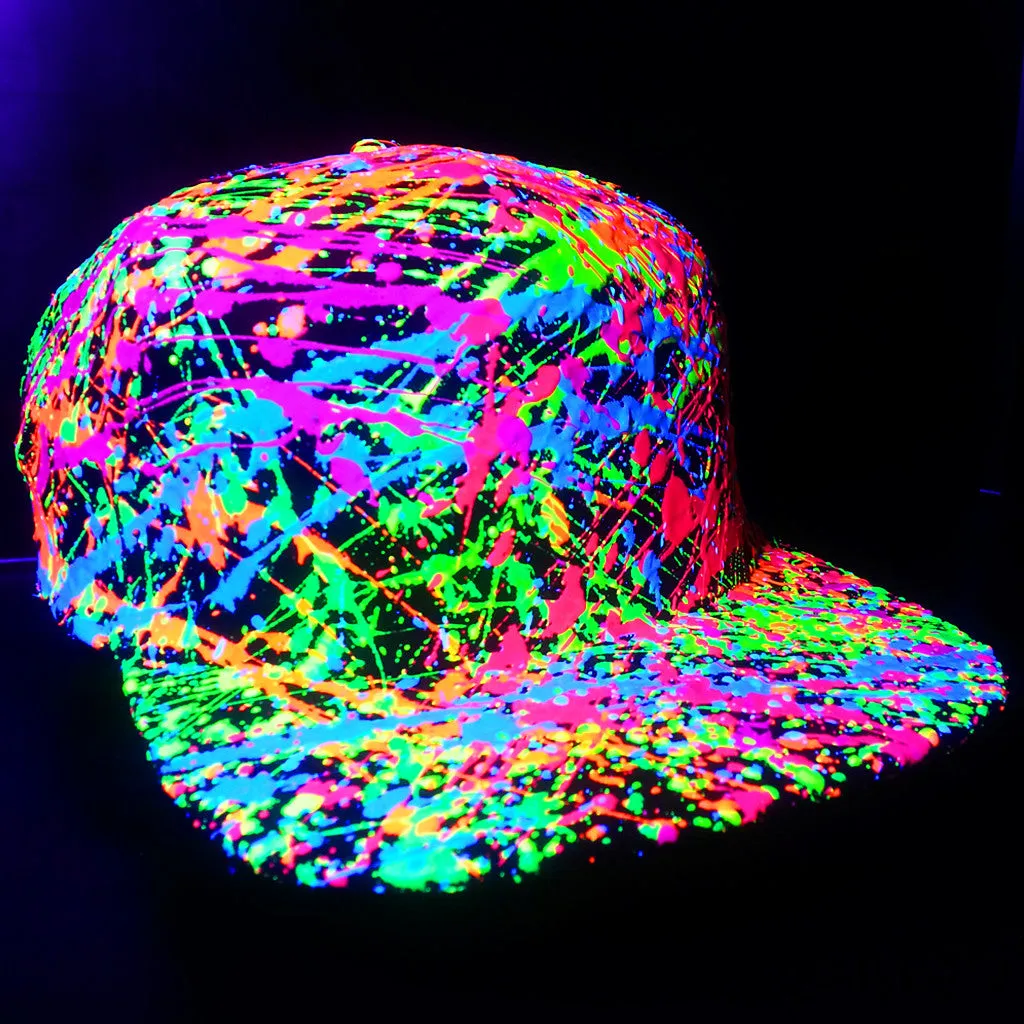 SPLAT FLATPEAK CAP BLACK