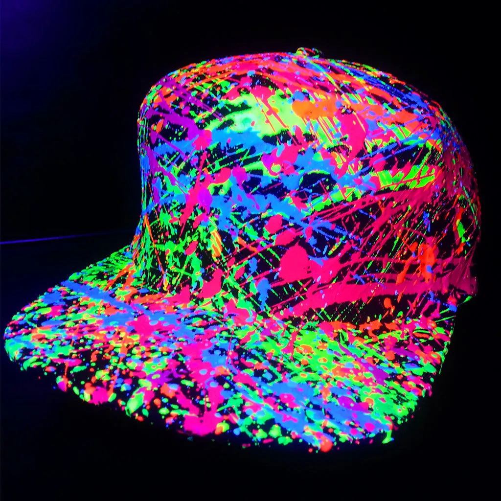 SPLAT FLATPEAK CAP BLACK