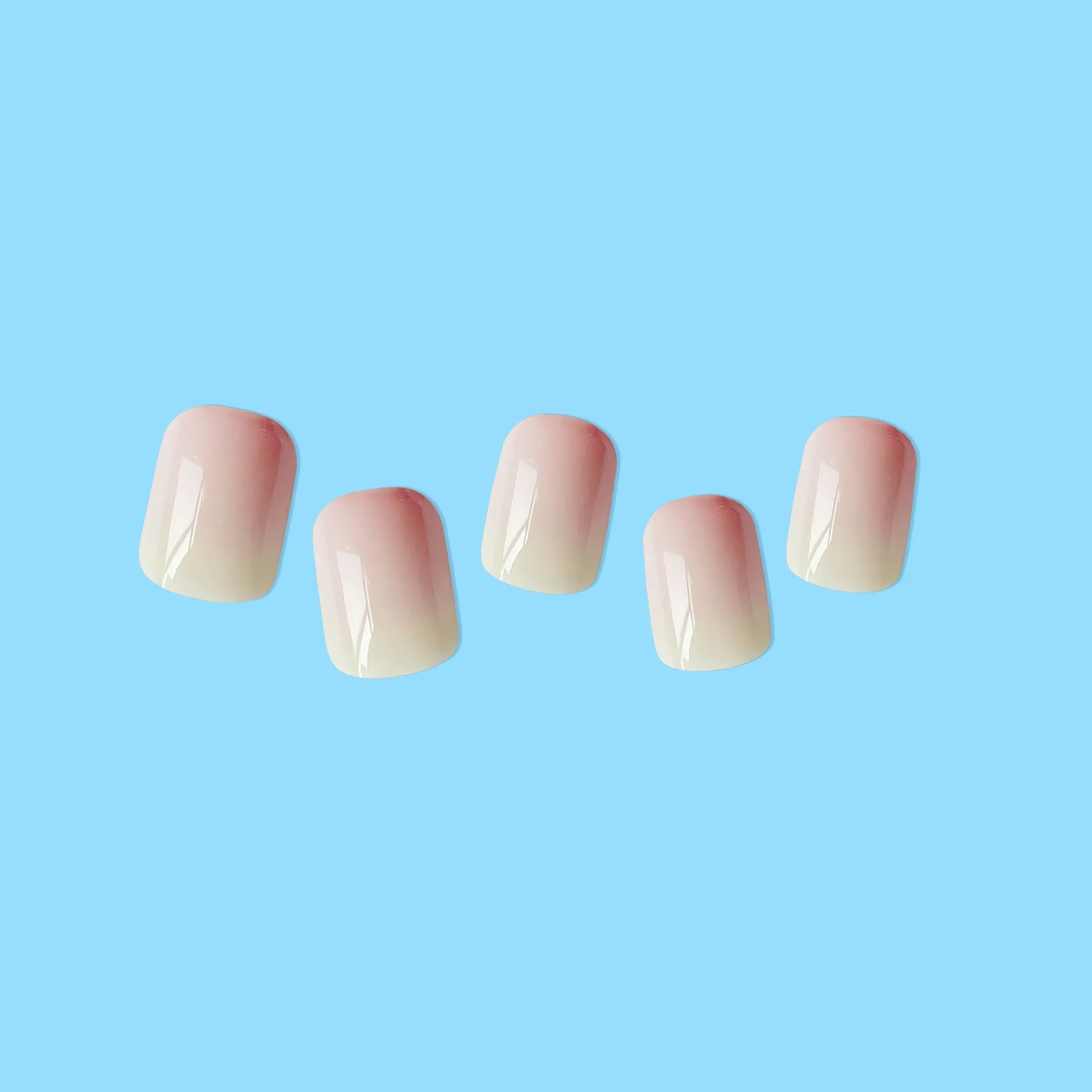 Square white gradient pink