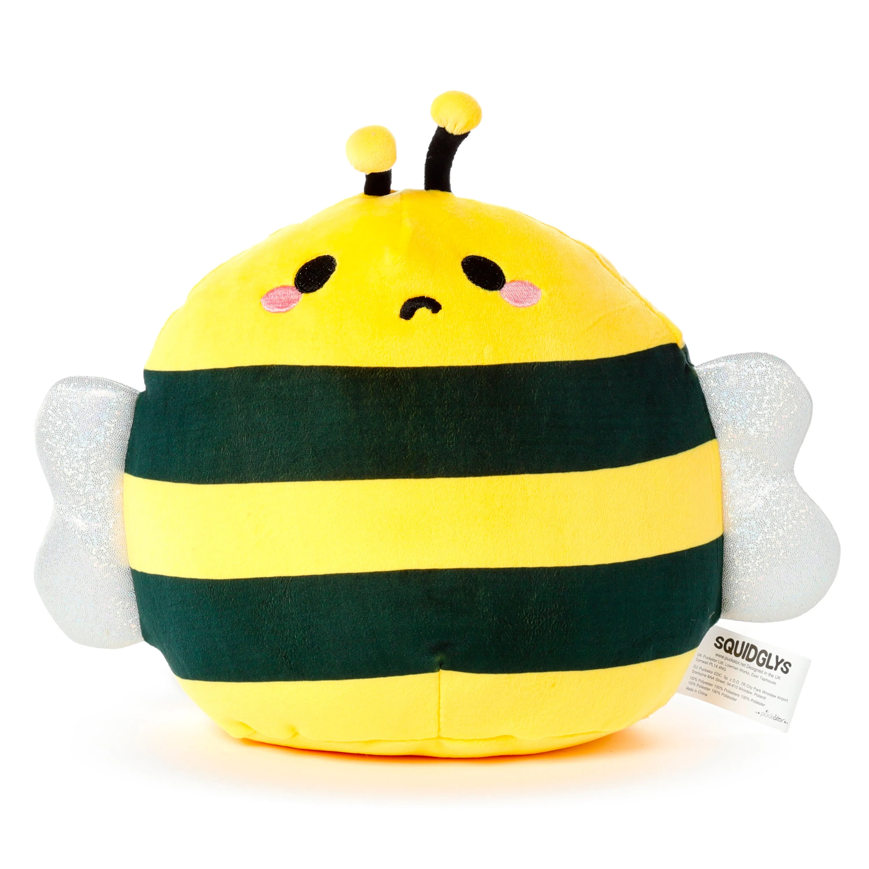Squidglys Plush Toy - Bobby the Bee Adorabugs