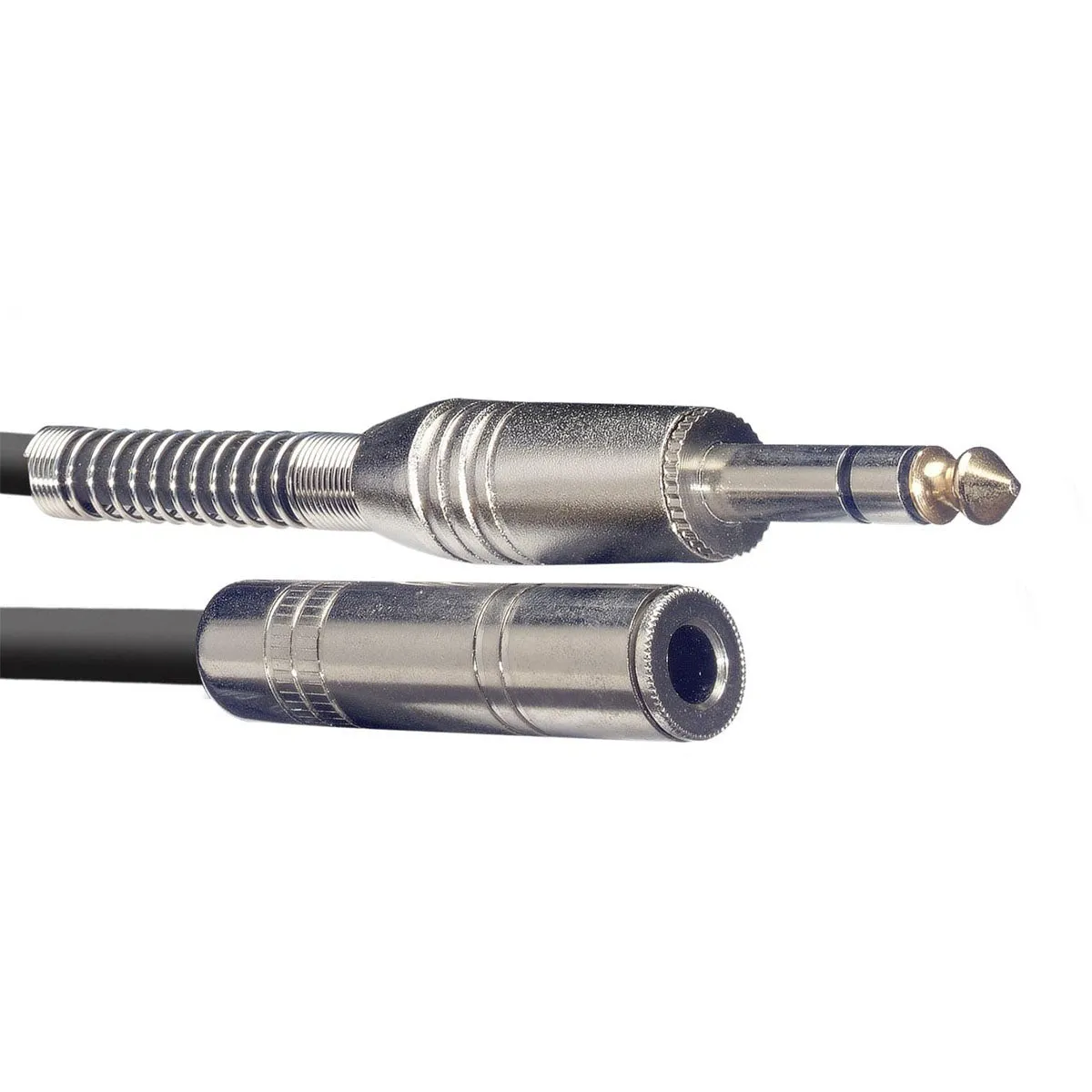Stagg S-Series Audio Cable - 1/4" Stereo Jack Plug to 1/4" Stereo Jack Socket