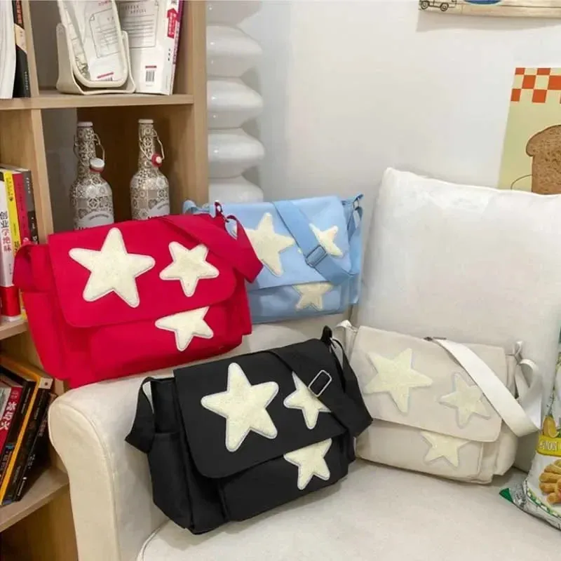 Star Pattern Y2K Casual Tote Shoulder Crossbody