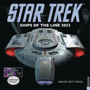 Star Trek; Ships of the Line 2023 Wall Calendar