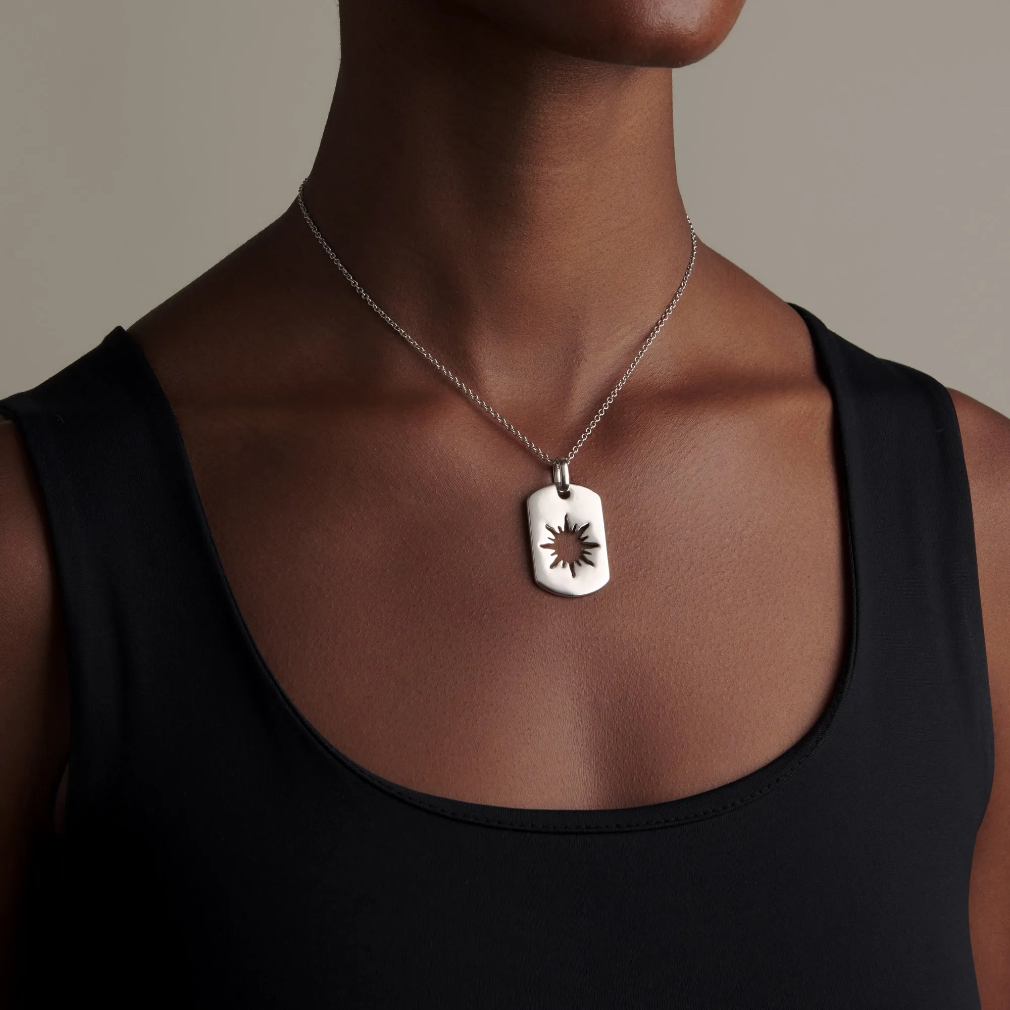 Sun Tag Pendant