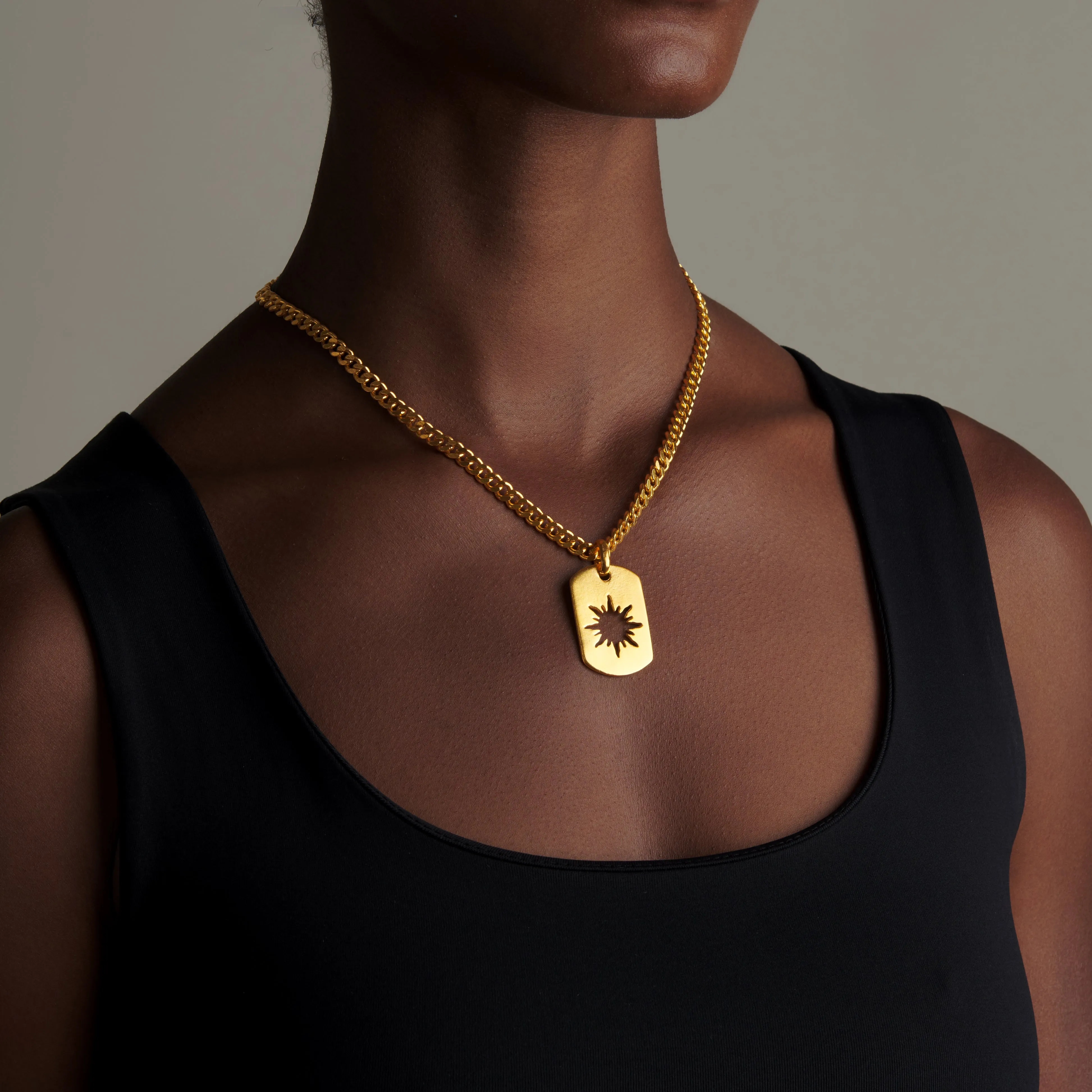 Sun Tag Pendant