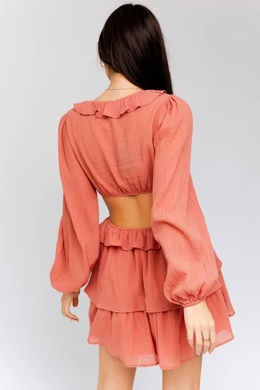 Sweet Touch V-Shape Boning Dress