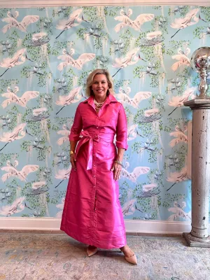 Taffeta Huntington in Begonia Pink