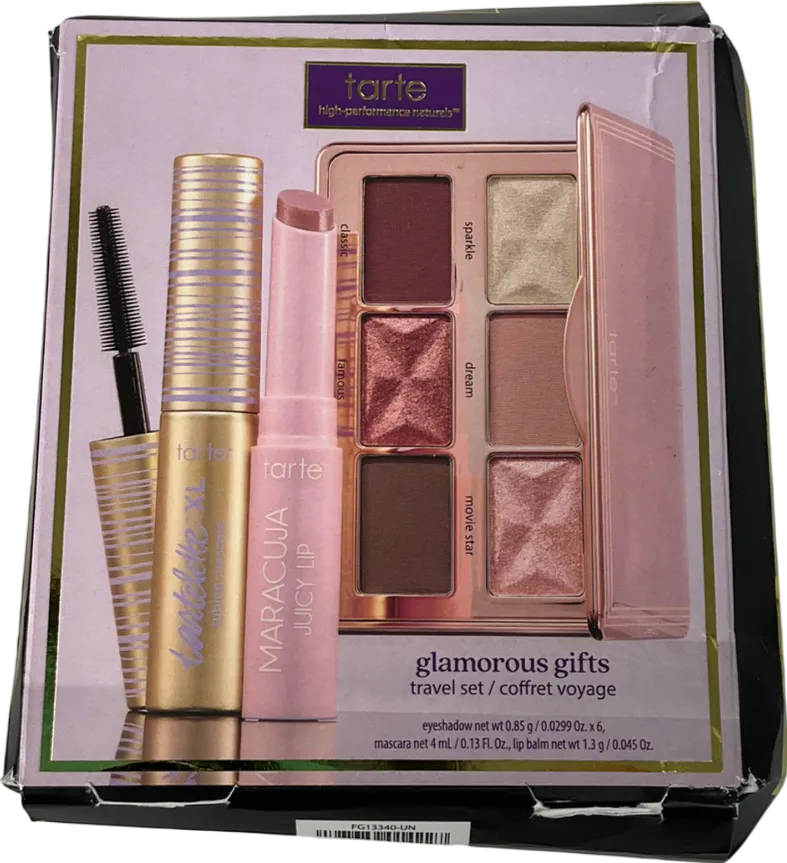tarte Travel Set Glamorous Gifts Coffret Voyage 4ml