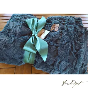 TEAL BELLA COUTURE THROW
