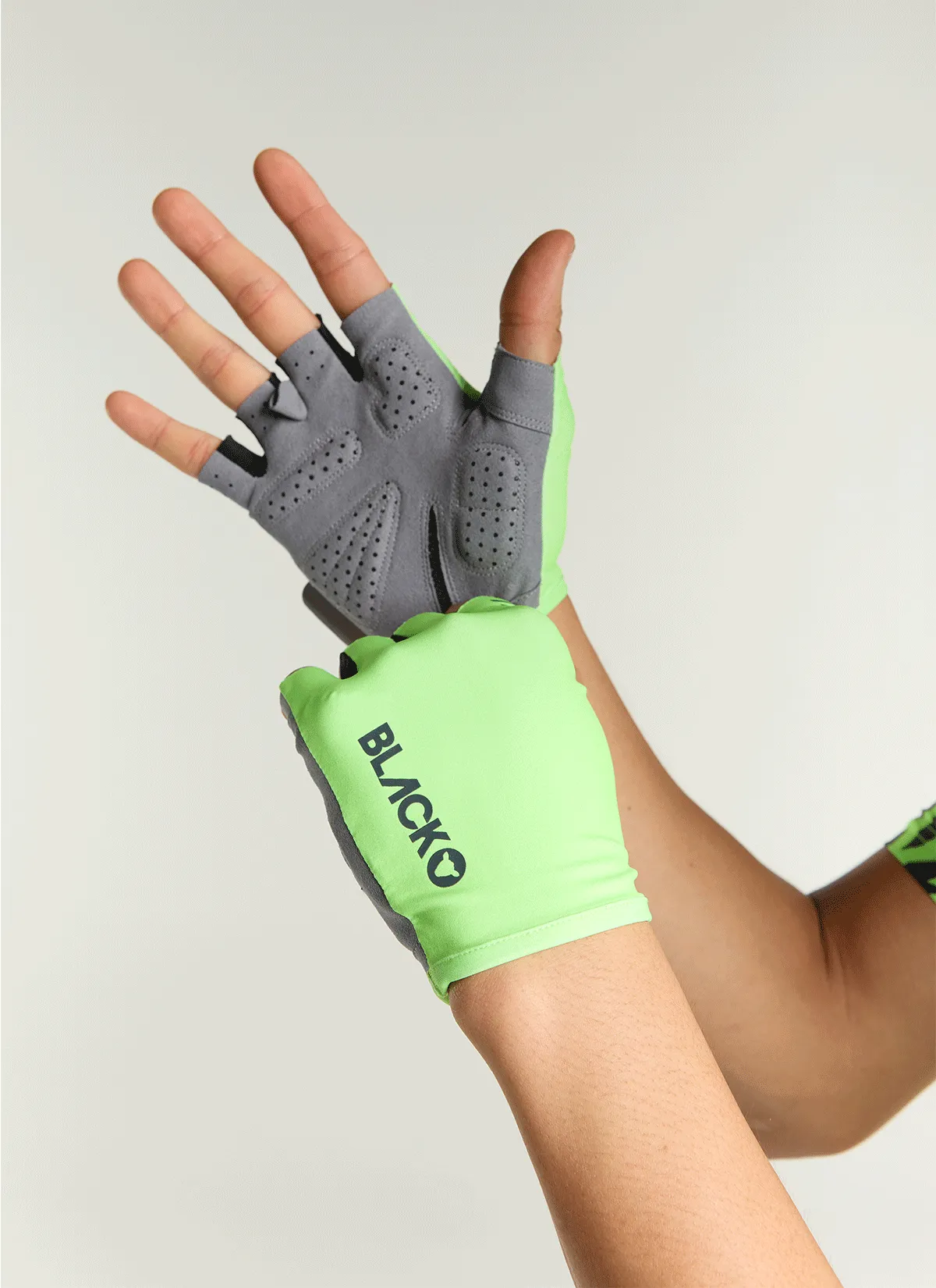 Team Short Finger Glove - Neon Sulphur