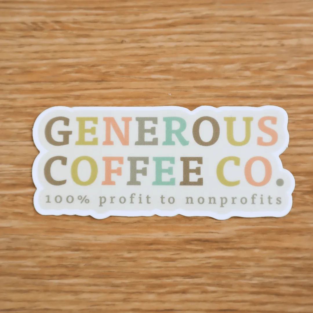 Technicolor Generous Logo Sticker