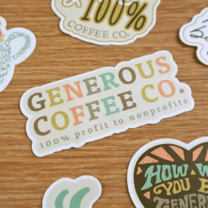 Technicolor Generous Logo Sticker