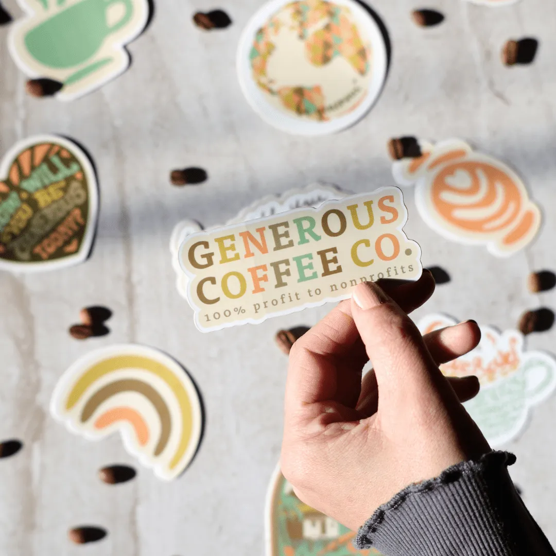 Technicolor Generous Logo Sticker