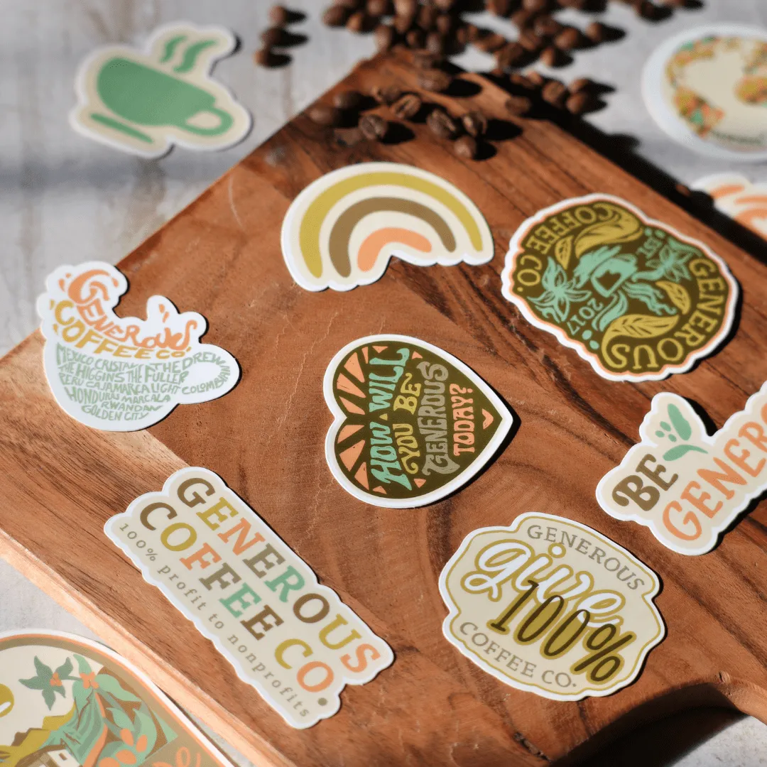Technicolor Generous Logo Sticker