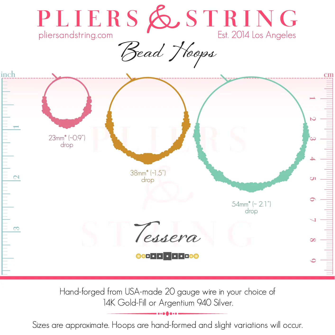 TESSÉRA Bead Hoops