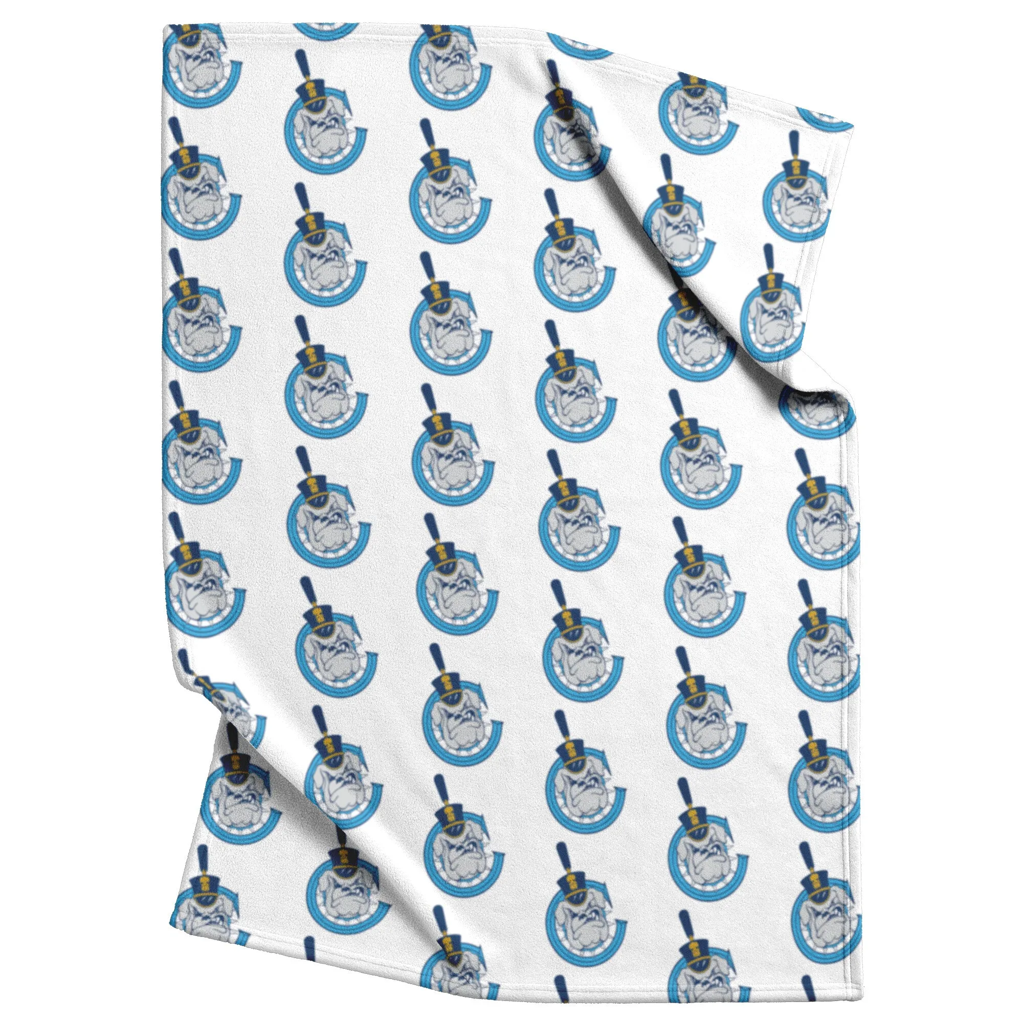 The Citadel, Vintage C Spike logo, White Blanket
