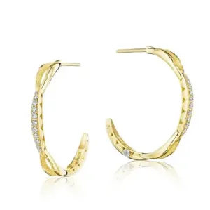 The Ivy Lane Petite Crescent Curve Hoop Earrings