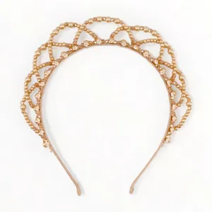 The Lailah Designer Pearl Tiara Headband