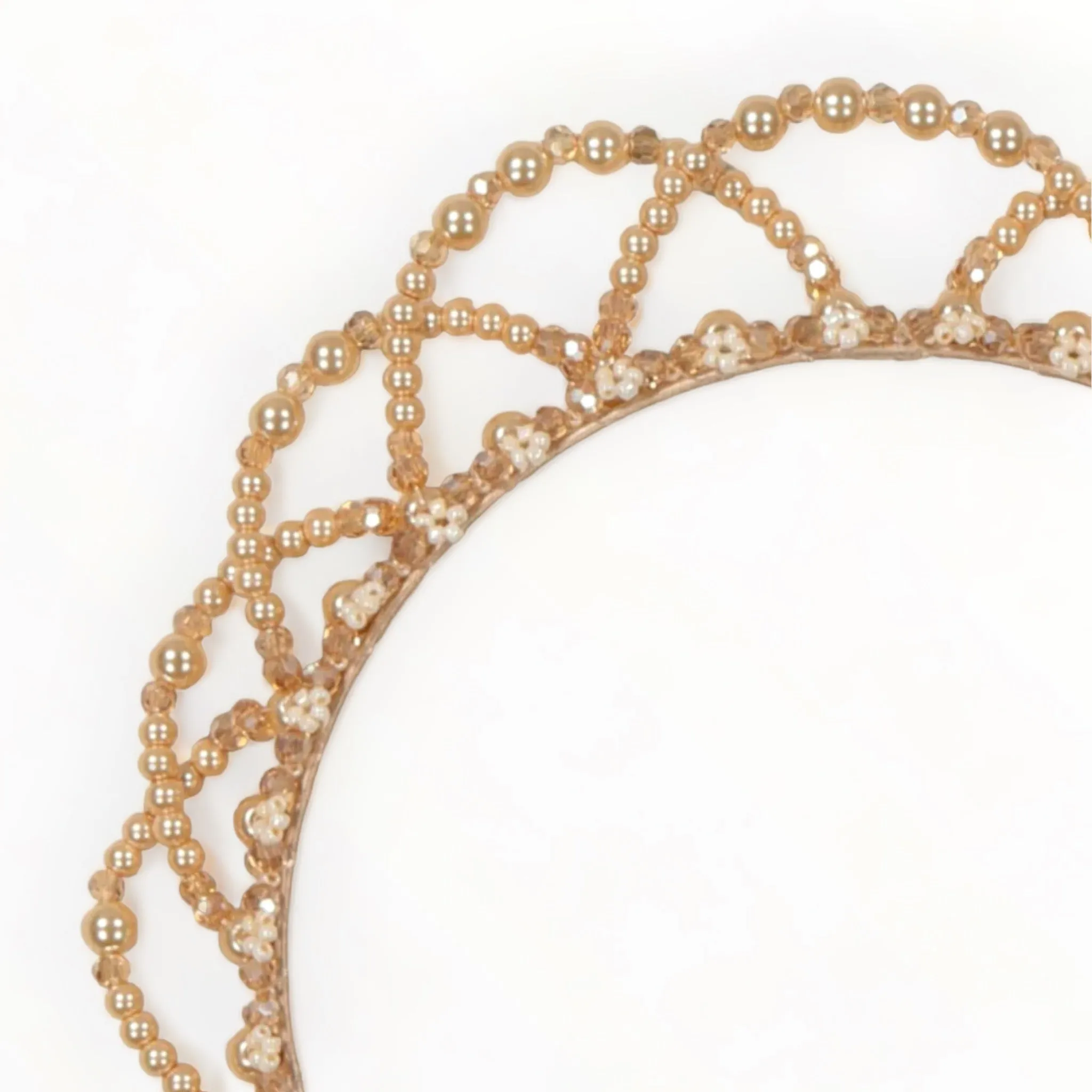 The Lailah Designer Pearl Tiara Headband
